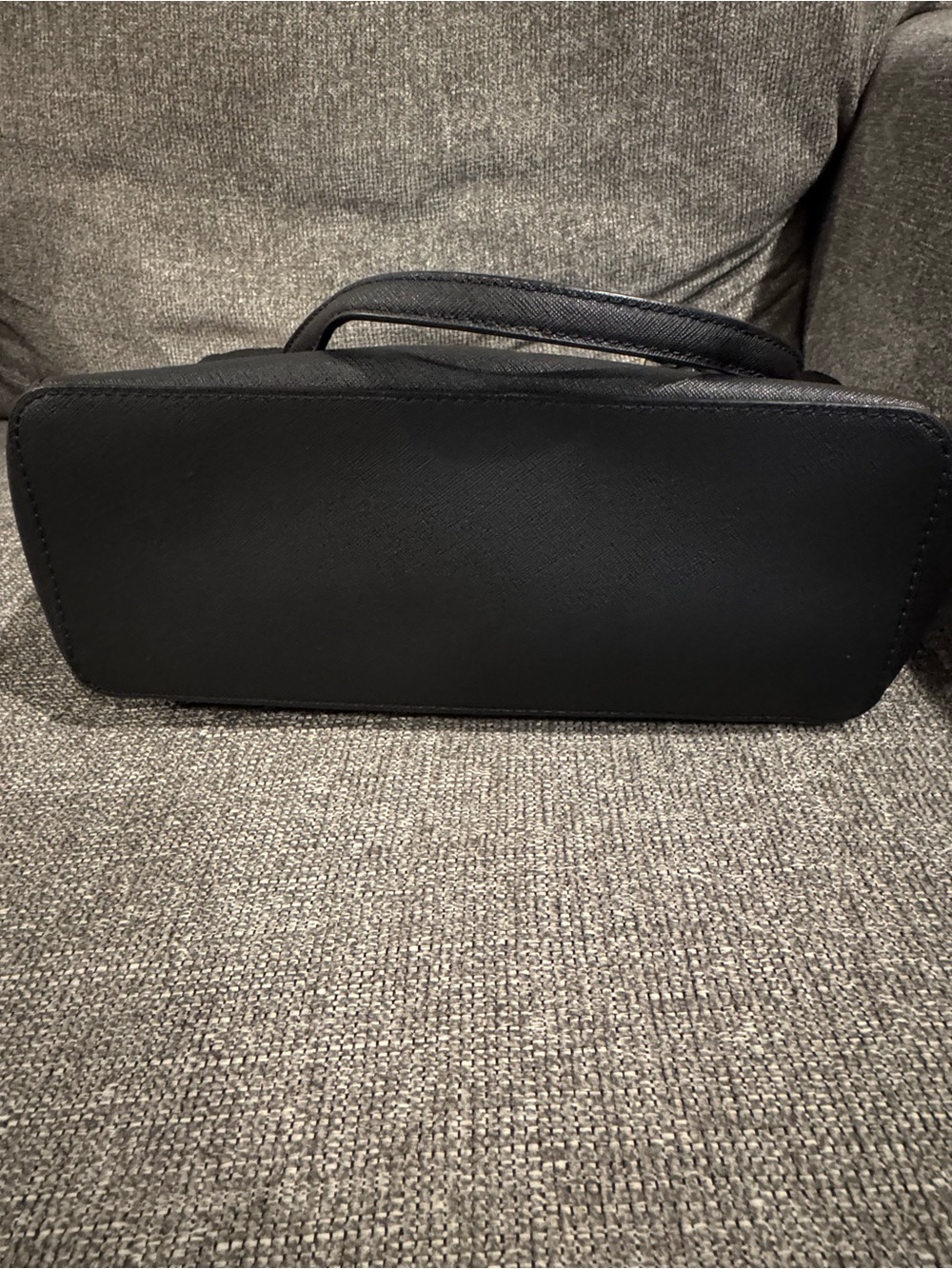 Michael Kors Black Saffiano Tote with Gold Accents - Picture 6 of 7